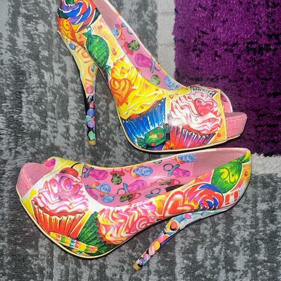 ❤️SOLD❤️ Iron Fist x Latisha Wood Sweets Heels - Picture 4 of 6